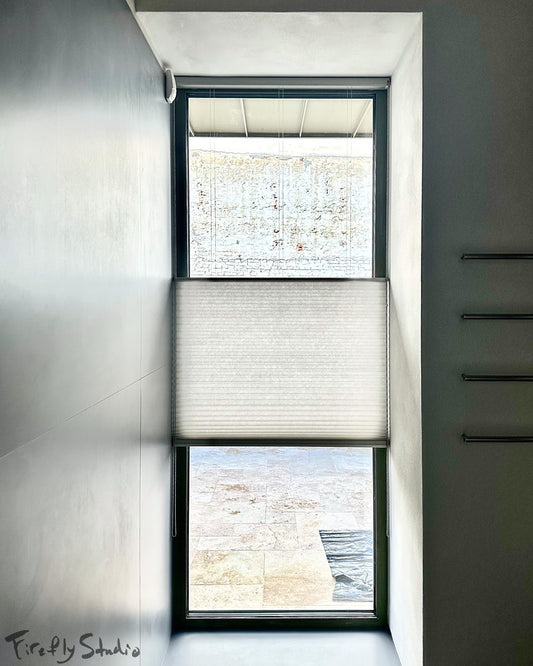 Прозорі стільникові жалюзі